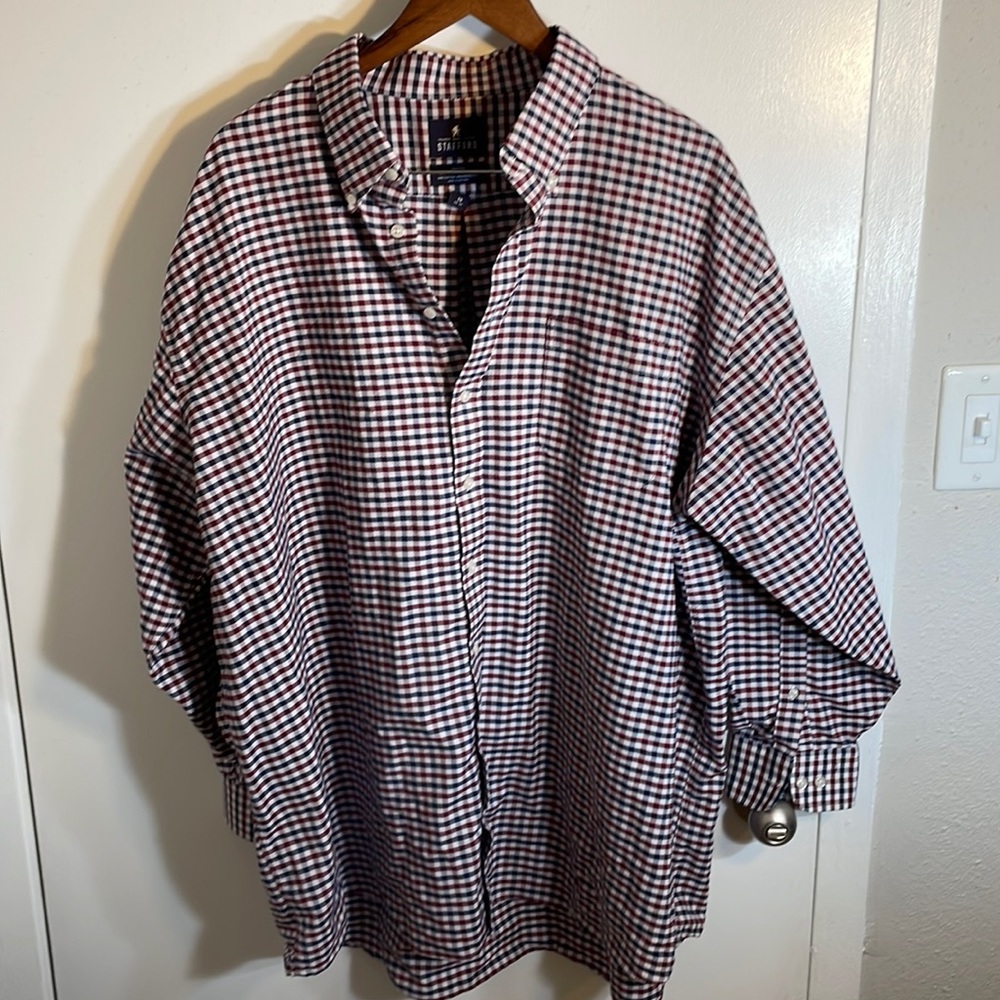 19 big Stafford Wrinkle Free Oxford